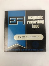 Electronic Accessories Magnet Recording Tape 1 1/2 MIL 7&quot; x 1200&#39; Polyester NEW - £18.37 GBP