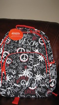 Backpack Red Black and White New - $59.99