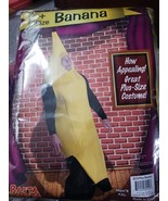 Rasta Imposta Adult Unisex Halloween Banana Costume NIP Plus Size New In Package - $23.76