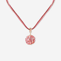 Handmade Czech Glass Crystal Beads Necklace - Rose Petal Serenade - £39.49 GBP