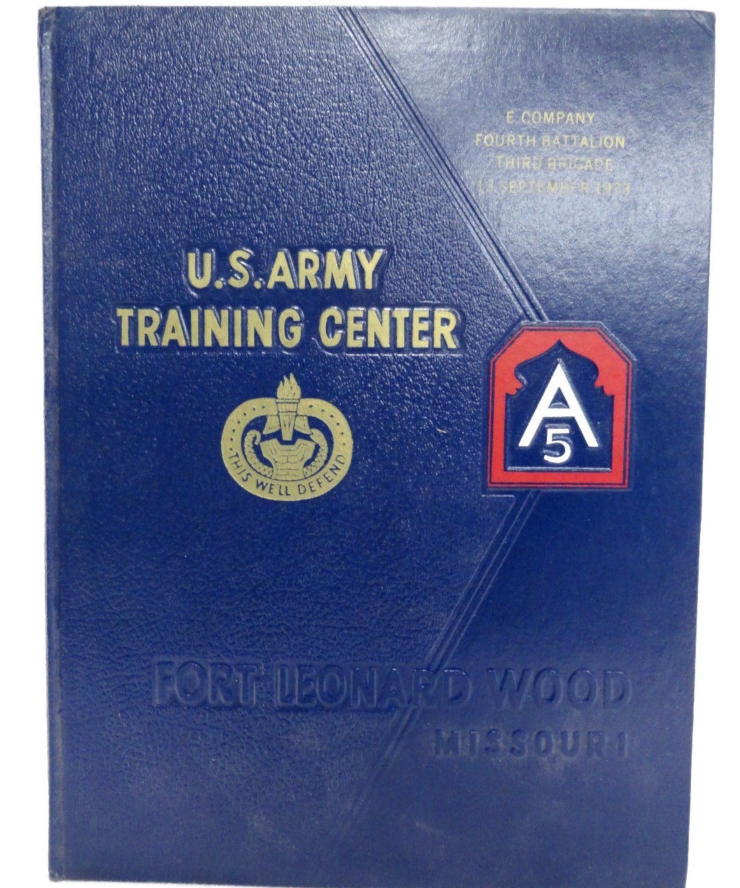 US Army Training Center Fort Leonard Wood E Company 4th Battalion 1973 Y... - $7.91