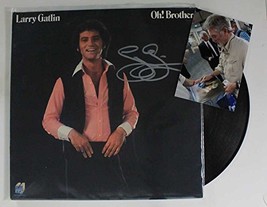 Larry Gatlin Signed Autographed &quot;Oh! Brother!&quot; Record Album w/ Proof Photo - £39.57 GBP