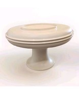 Tupperware 3 Piece Cake Stand #1532 1533 1531 Pedestal Serving Set Vtg - $14.80