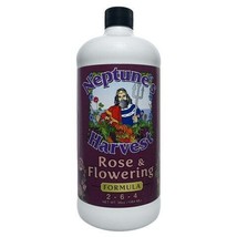 Neptunes Harvest 36 oz Red Label Quart Rose &amp; Flowering Fertilizer - Pack of 12 - £211.23 GBP