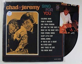 Chad Stuart &amp; Jeremy Clyde Signed Autographed &quot;Sing for You&quot; Record Album w/ ... - £39.21 GBP