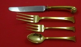 Onslow Vermeil By Tuttle Sterling Silver Regular Size Place Setting(s) 4pc Gold - £342.00 GBP