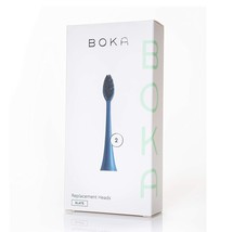 2 ct Boka Electric Toothbrush replacement heads - Slate  Charcoal activated - $9.89