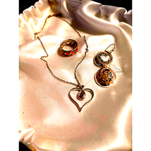 BEAUTIFUL~ Vintage Heart Necklace Lot - $20.79