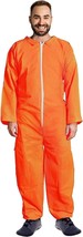 Orange Spunbond PP Coverall 2 oz. 3X-Large Size 26&quot; w/ Zipper - £13.12 GBP