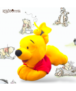 WINNIE THE POOH Plush with Bee Rattle and Strap Vintage Collectible Puppet - $422.96 MXN