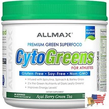 ALLMAX Nutrition Cytogreens Super Greens Powder Infused With Spirulina Spinach - £51.38 GBP