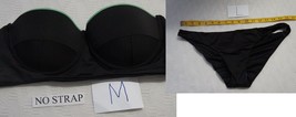 Zinke Katie Bustier Bandeau Bikini SWIM Top Black M/ Bikini SWIM Bottom ... - $22.16+