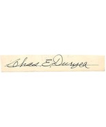 Charles Duryea (d. 1938) Signed Autographed Clipped Signature - Inventor of 1...