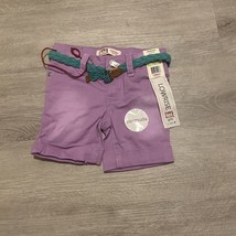 Nwt girls toddler size 4 lei shorts chelsea lowrise bermuda purple - £4.31 GBP
