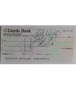 Frank Bruno Signed Autographed Lloyd Bank Check - $526.68 MXN