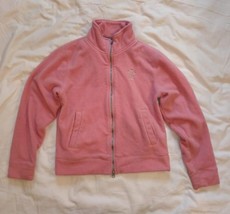 Ladies rugby zip fleece top. Pink size 14 Express Shipping - £29.26 GBP