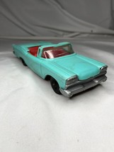 VTG 1950-60&#39;s Korris Kars 8&quot; Plastic Turquoise Plastic Toy Car Convertible - £27.25 GBP