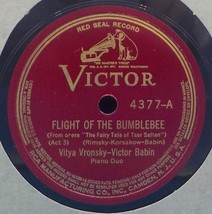Vitya Vronsky &amp; Victor Babin (Pianos) 78 Flight Of The Bumblebee/ Etude No. 1 2D - £6.31 GBP