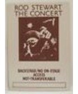 ROD STEWART - THE CONCERT - VINTAGE ORIGINAL 1970&#39;s REAL CLOTH BACKSTAGE... - $27.40 CAD