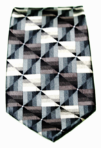 Arrow 100% Silk Men&#39;s Necktie Tie Geometric  Design  - $6.66