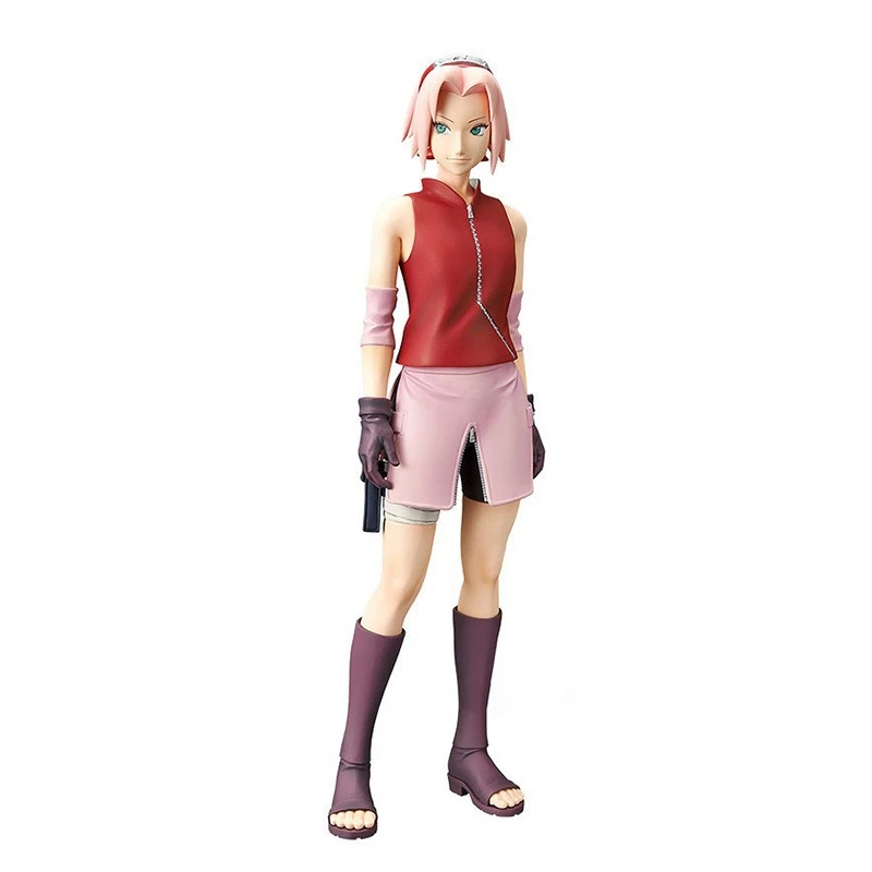 26cm Anime Naruto Figure Haruno Sakura Action Figures PVC Collection Model - £13.44 GBP