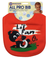 Baby Bib Infant Baltimore Orioles Baseball Wincraft Lil Fan All Pro Red ... - $3.59