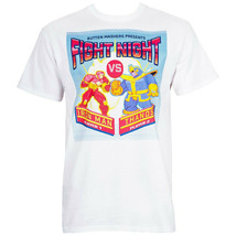 Fight Night Iron Man Vs. Thanos Arcade Style Men&#39;s T-Shirt - £14.16 GBP