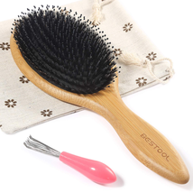 BESTOOL Hair Brushes for Women Men Kid, Boar &amp; Nylon Bristle Brush for Wet/Dry H - £11.84 GBP