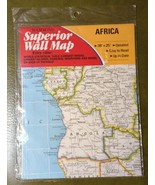 Hammond Superior Wall Map Folded 38&quot; x 25&quot; Africa NIP - £5.38 GBP
