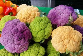 Bulk Rainbow Blend Cauliflower Broccoli Mixed Colors 1000 Seeds Fresh Garden - £10.19 GBP