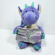 Dalton The Story Telling Dragon Plushy Toy Lights Up Reads Stories Animated 11&quot; - £31.13 GBP