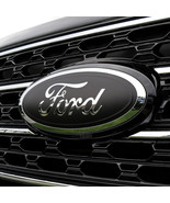 2019-2023 Ford Edge Logo Emblem Insert Overlay Decals - Matte Black (Set... - £18.07 GBP