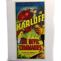 The Devil Commands (1941) 7.5”x11&quot; Laminated Mini Movie Poster Print - £7.96 GBP