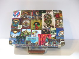 The Grateful Dead RECORD PLAYER Turntable Decoupage Vintage Vinyl w/Bluetooth - £151.84 GBP