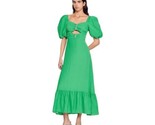 Sandro Falbala Rhinestone Embellished Cutout Midi Dress Green 36 / Small New - $187.88