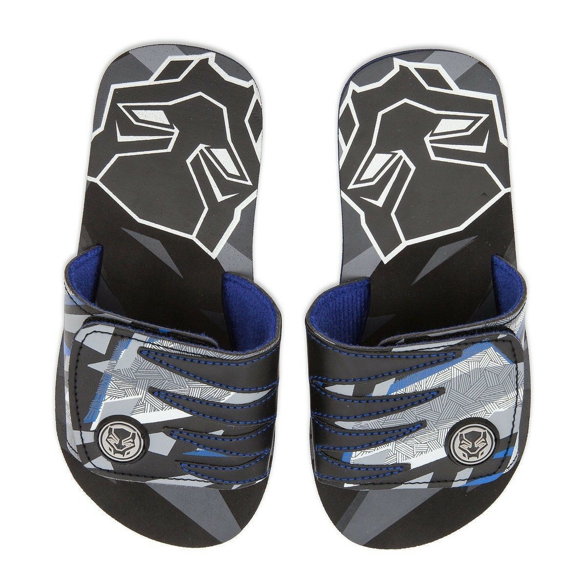Black Panther Sandals Size 7/8 Marvel Disney Store Slides - $0.99