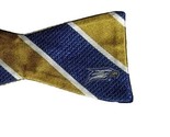 Georgia Southern Eagles Striped Proper Bow Tie Adjustable 100% Silk - £12.09 GBP