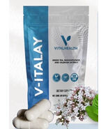 V-ITALAY 60 Capsules  Green Tea Passion Flower Vitalhealth Free Shipping - $35.79
