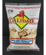 Calidad White Corn Tortilla Triangle Chips 11 oz Totopos de Maiz - $180.11 MXN