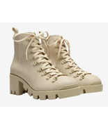 Schultz NIB xayane women’s size 10 almond buff lace up boots sf - £77.43 GBP