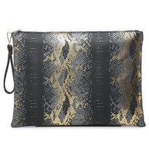 Ostrich Maroon Leather Clutch Handbag  Python Women Laptop Bag For Macbook Pouch - £23.65 GBP