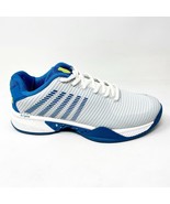 K-Swiss Hypercourt Express 2 Brilliant White Blue Mens Sneakers 06613 136 - £79.15 GBP