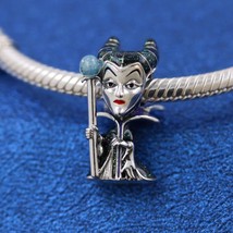 Halloween 925 Sterling silver Disney Villains Maleficent Charm  793423C01 - £13.38 GBP