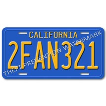 Big Trouble in Little China 2FAN321  Metal Aluminum Prop License Plate - £15.43 GBP