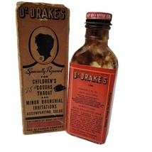 Dr. Drake&#39;s Glessner Specially Prepared Cough Syrup Original Label Findl... - £19.45 GBP