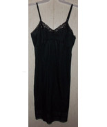EXCELLENT WOMENS adonna BLACK FULL SLIP  SIZE 36 - €20,32 EUR