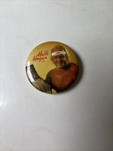 Vintage 80&#39;s Hulk Hogan Pin Pinback 1 3/4&quot; WWF WWE WCW Wrestling NEW - $185.28 MXN