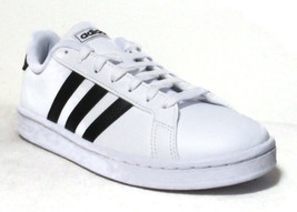Adidas Essentials Grand Court Women&#39;s White/Black Tennis Casual Sneaker #F36483 - £47.94 GBP