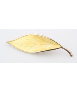 David Andersen Jaune Émail Feuille Broche Argent Sterling Fabriqué En No... - €165,19 EUR