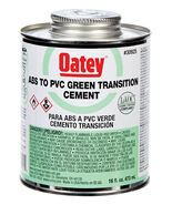 Oatey 30925 Medium Bodied Transition Solvent Cement, 16 Oz, Can, Liquid,... - $36.21 CAD
